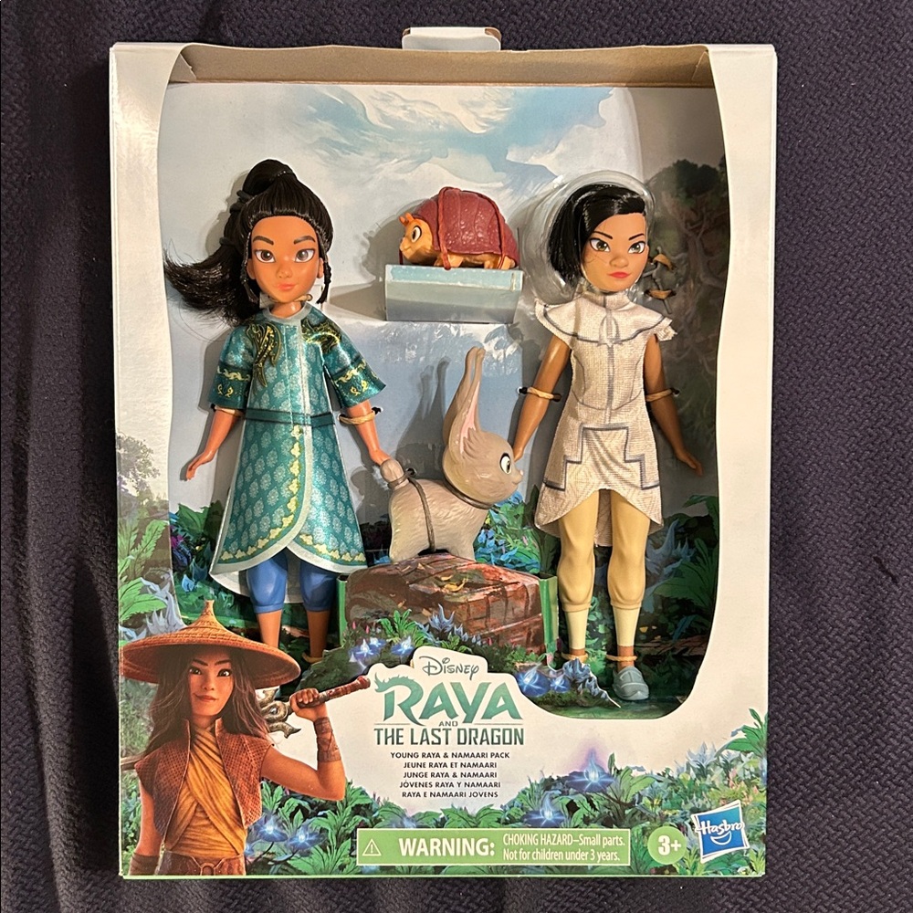 Hasbro Disney's Young Raya and Namaari Fashion Dolls 2-Pack